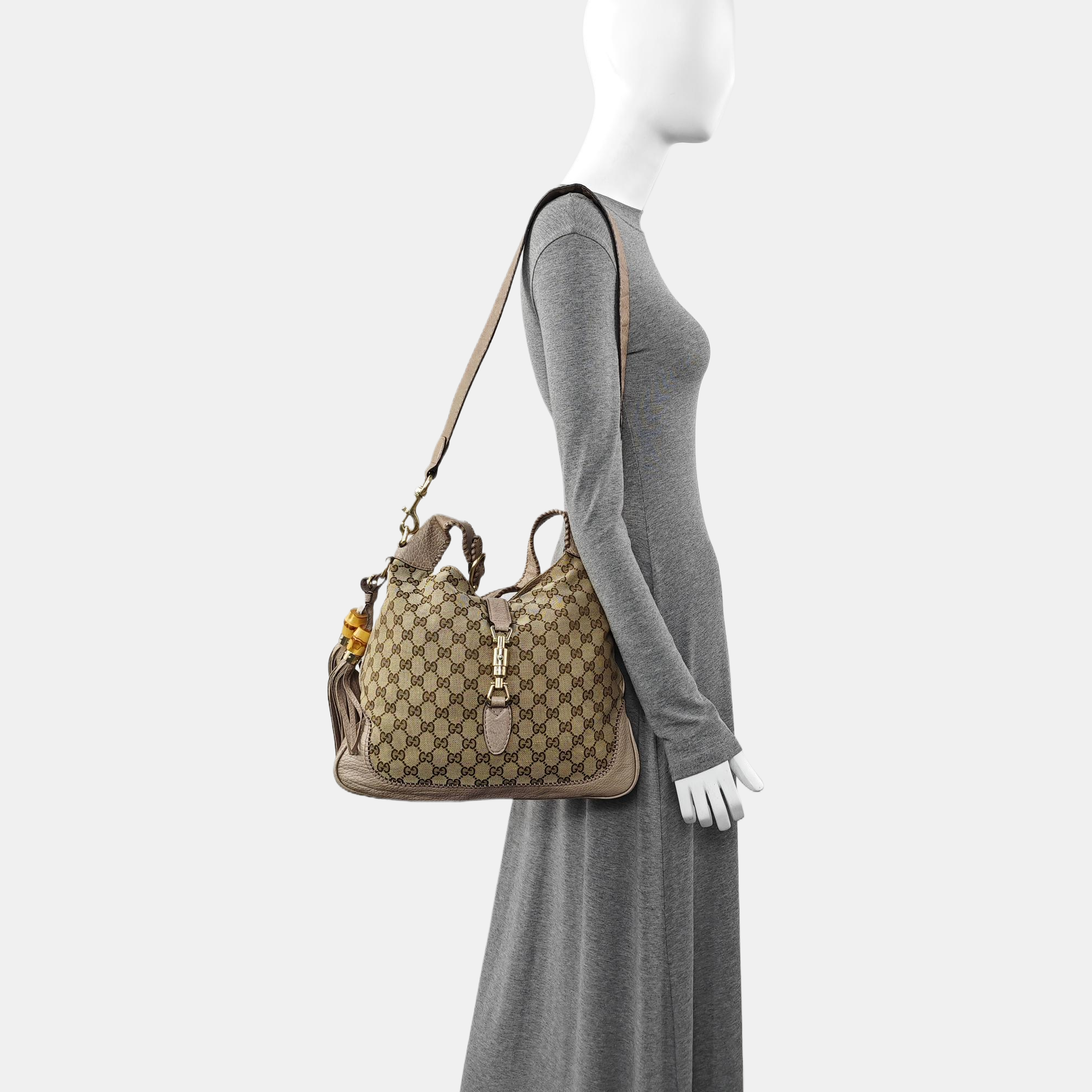 Jackie 1961 Lona Monogram Beige