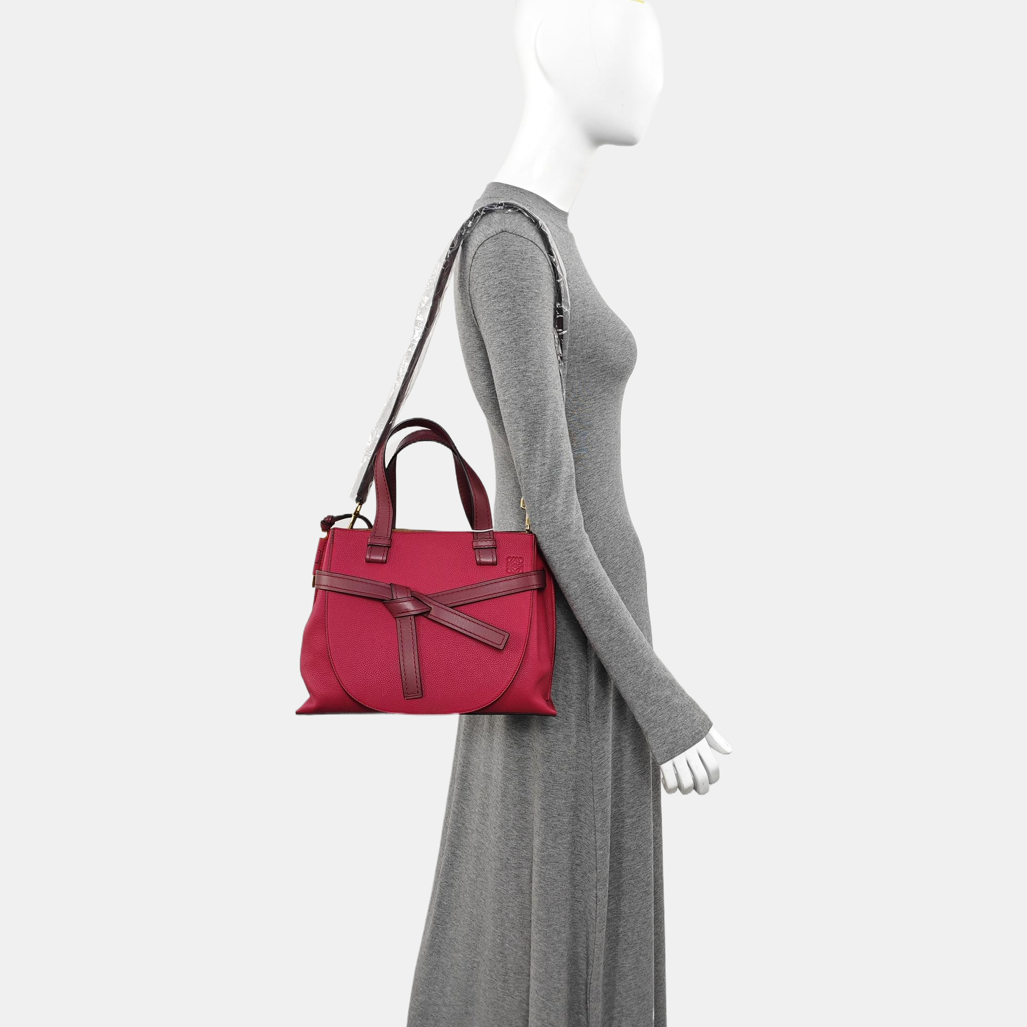 Gate Small Calfskin Red