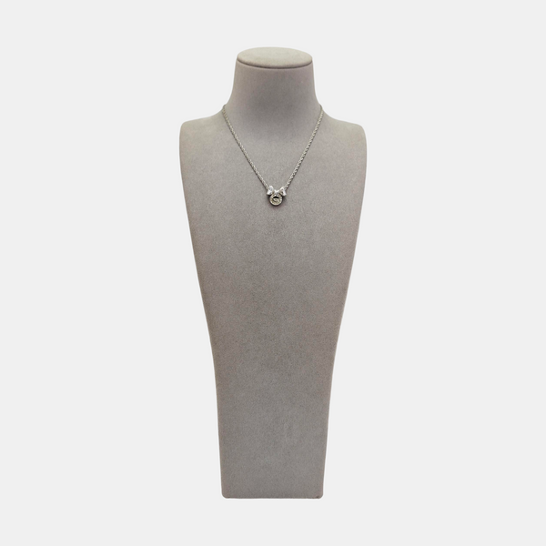 G Link Metal Silver Necklace