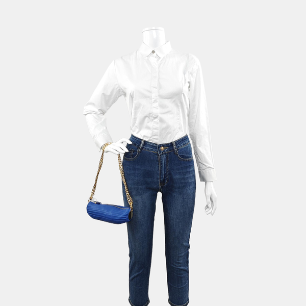 Bracelet Pouch Mini Lambskin Blue