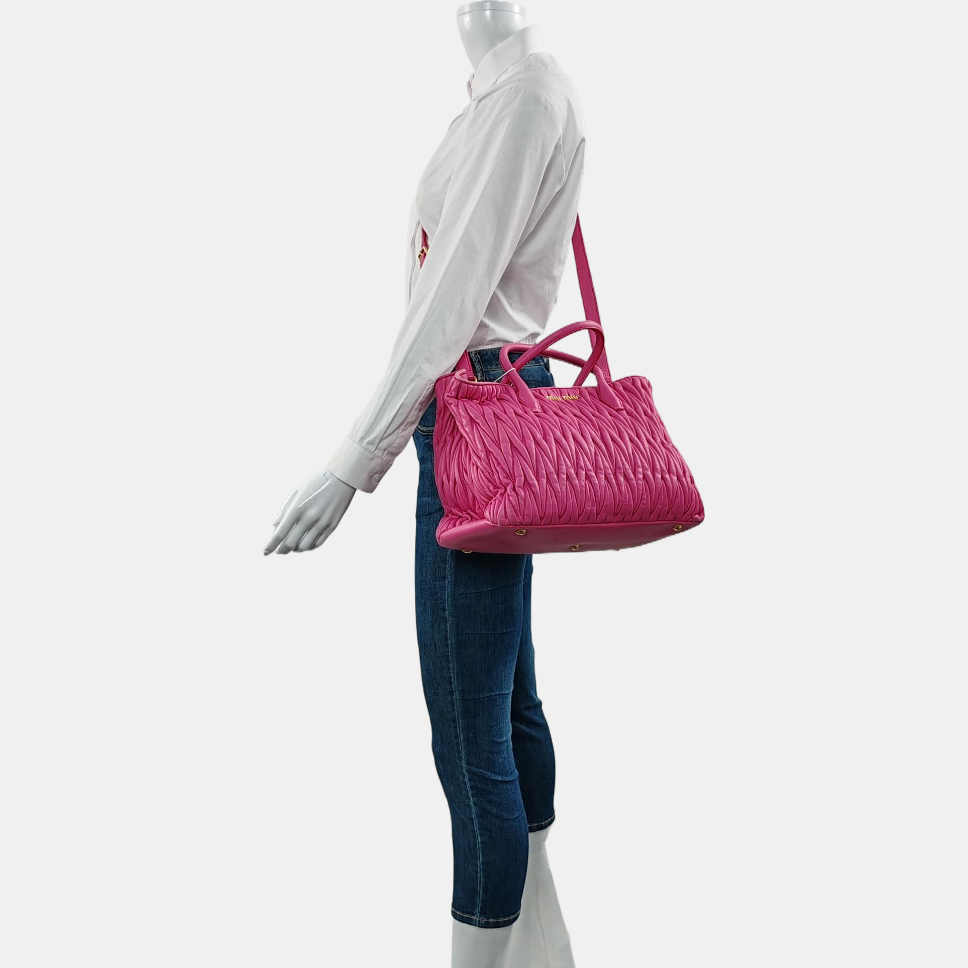 Avenue Quilted Lambskin Pink