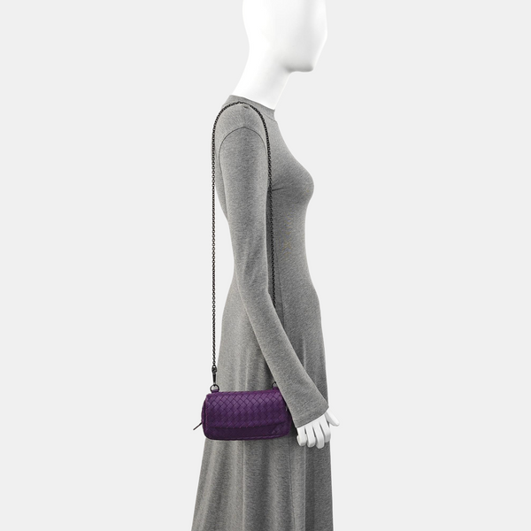 Authenticated pre-owned  Olimpia Lambskin Purple - Shoulder Bag at Looply