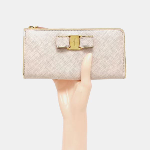 Vara Calfskin Pink Wallet