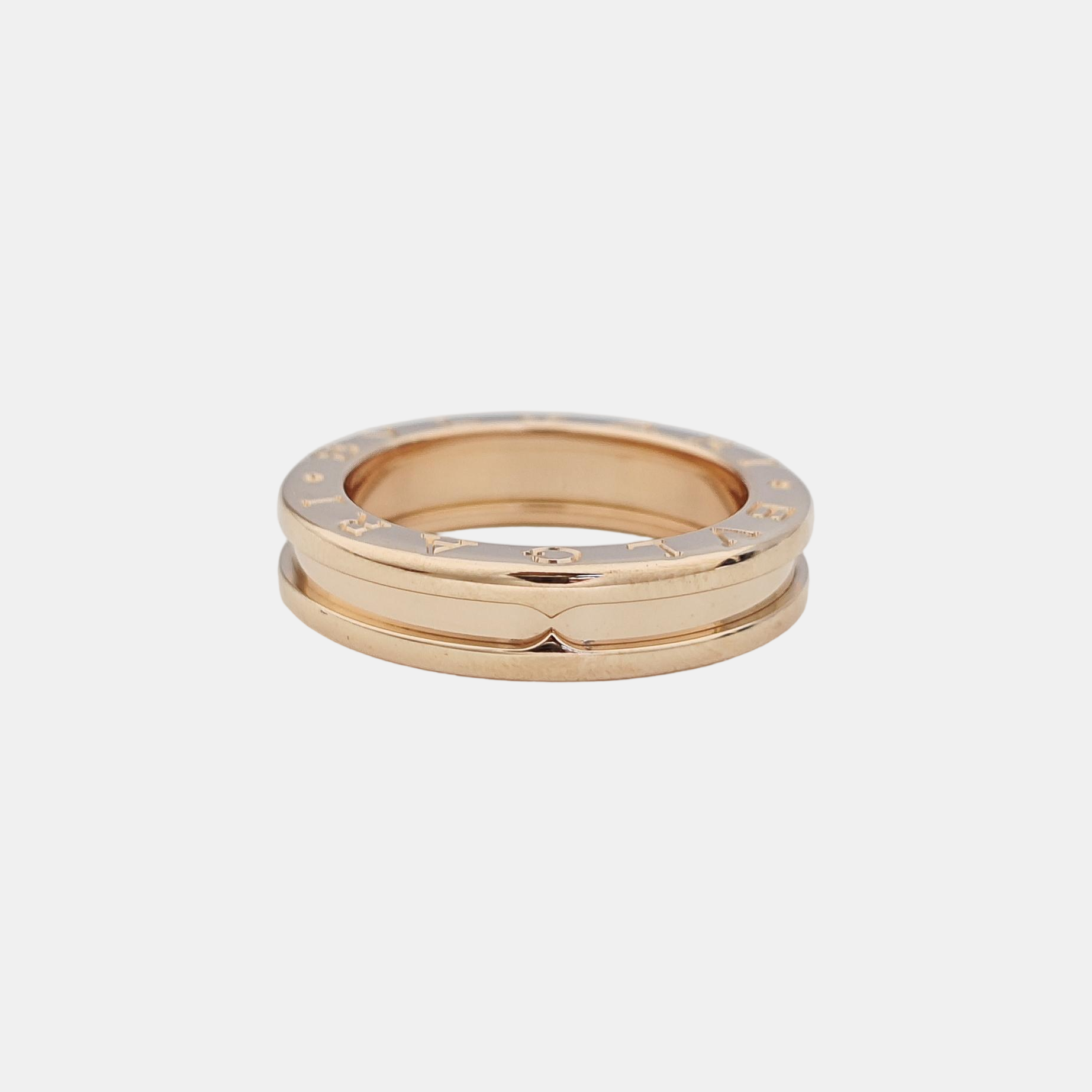 B.ZERO1 18k Rose Gold Ring EU 51