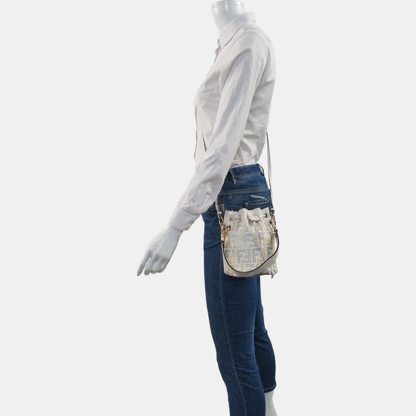 Mon Tresor Mini Calfskin White