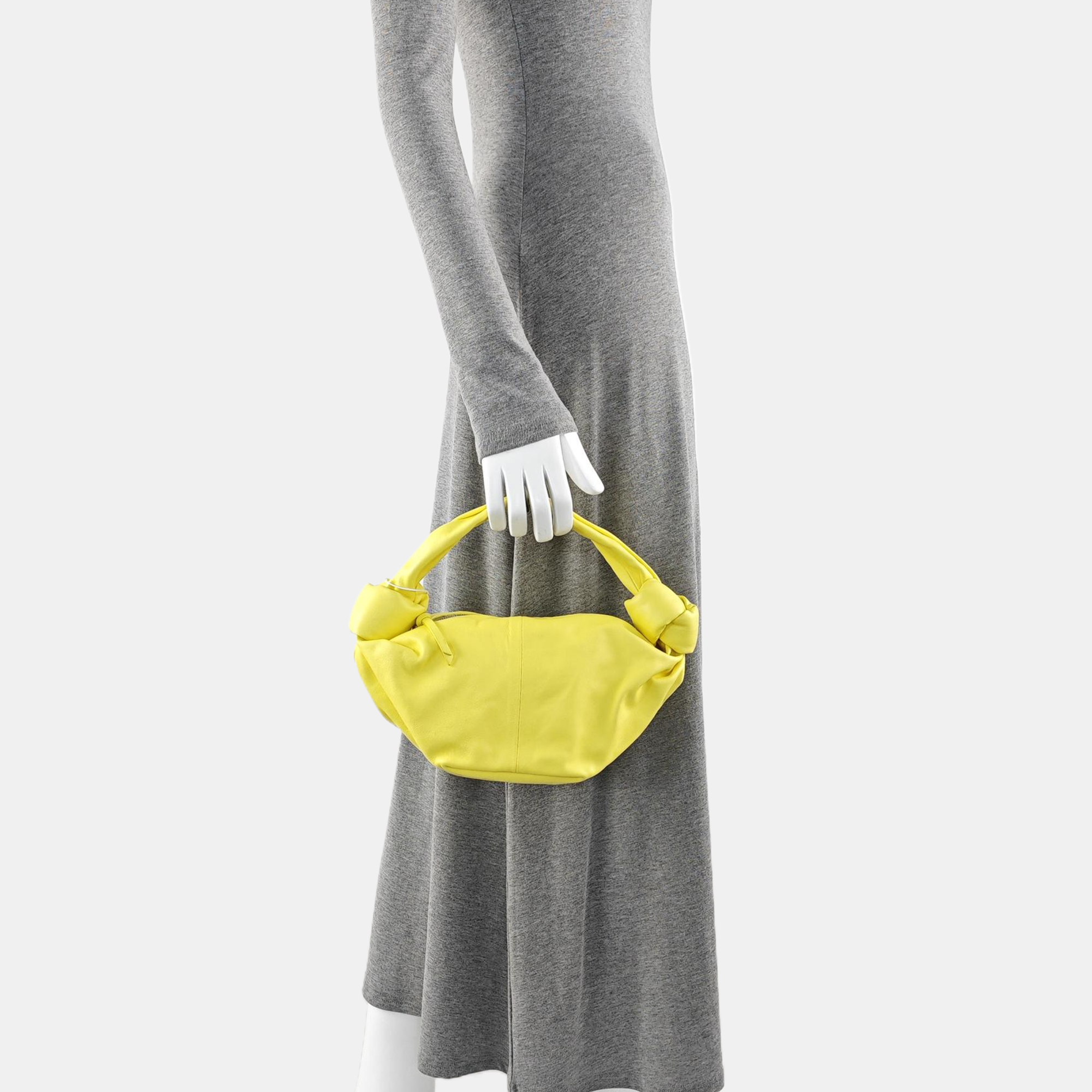 Double Knot Calfskin Yellow