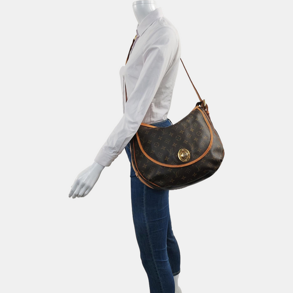 TULUM GM Monogram Coated Canvas Brown