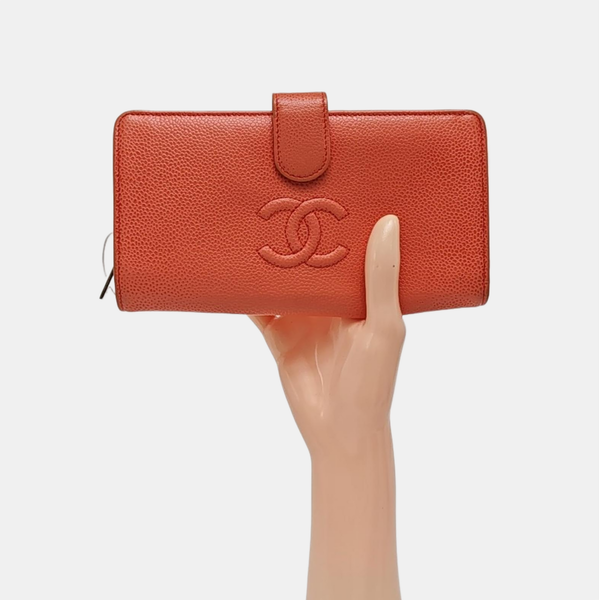 Quilted Calfskin Wallet Pink