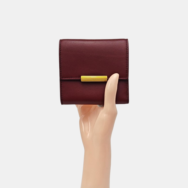 Calfskin Wallet Red