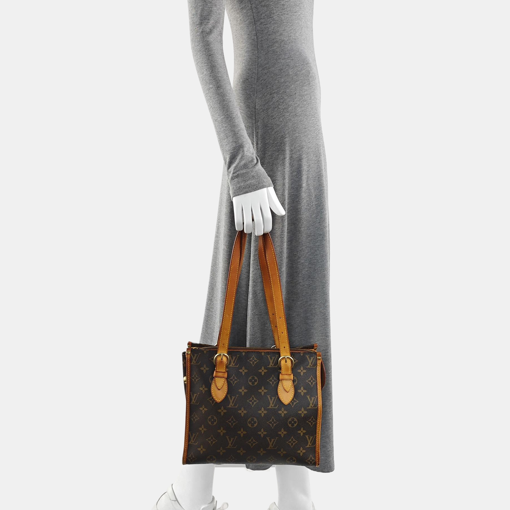 POPINCOURT Monogram Coated Canvas Brown