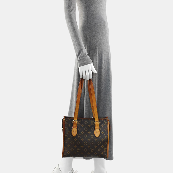 POPINCOURT Monogram Coated Canvas Brown