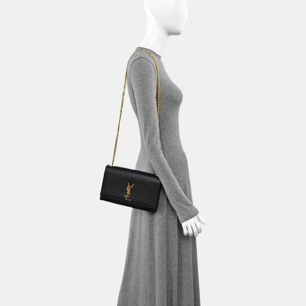 KATE Medium Calfskin Black