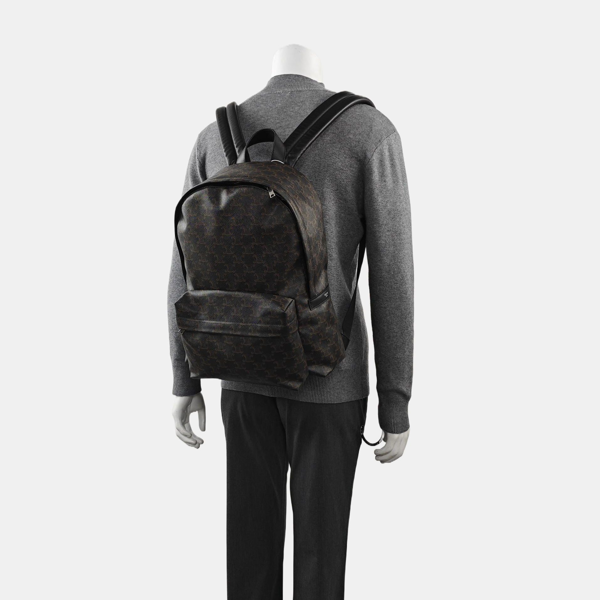 TRIOMPHE CANVAS Medium Coated Canvas Black