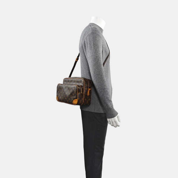 NIL Monogram Coated Canvas Brown