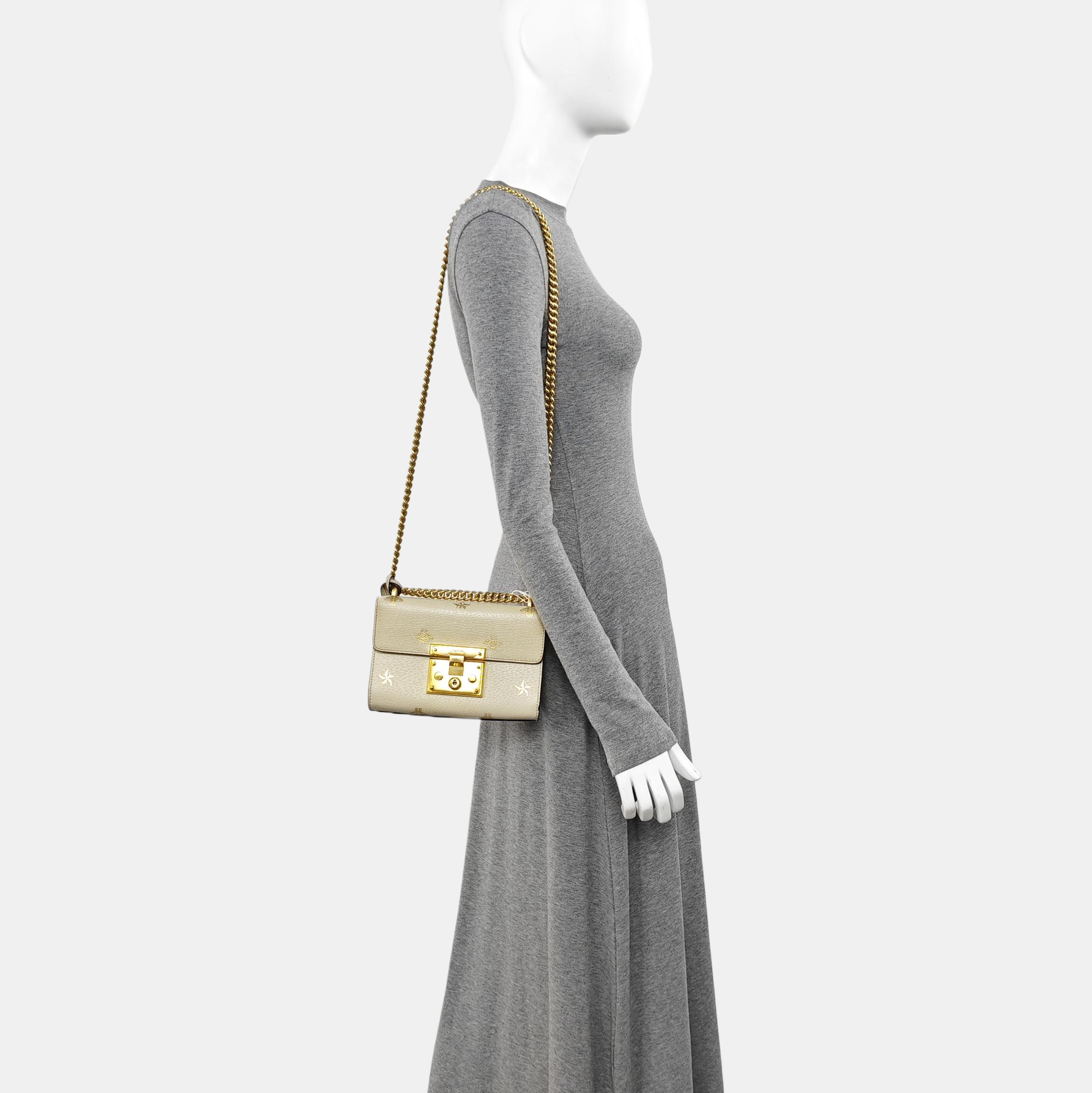 Padlock Small Calfskin White
