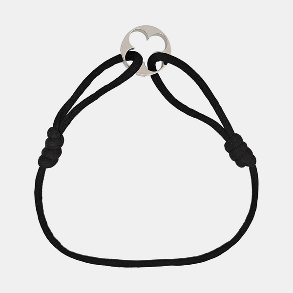 EMPREINTE Fabric Black Bracelet