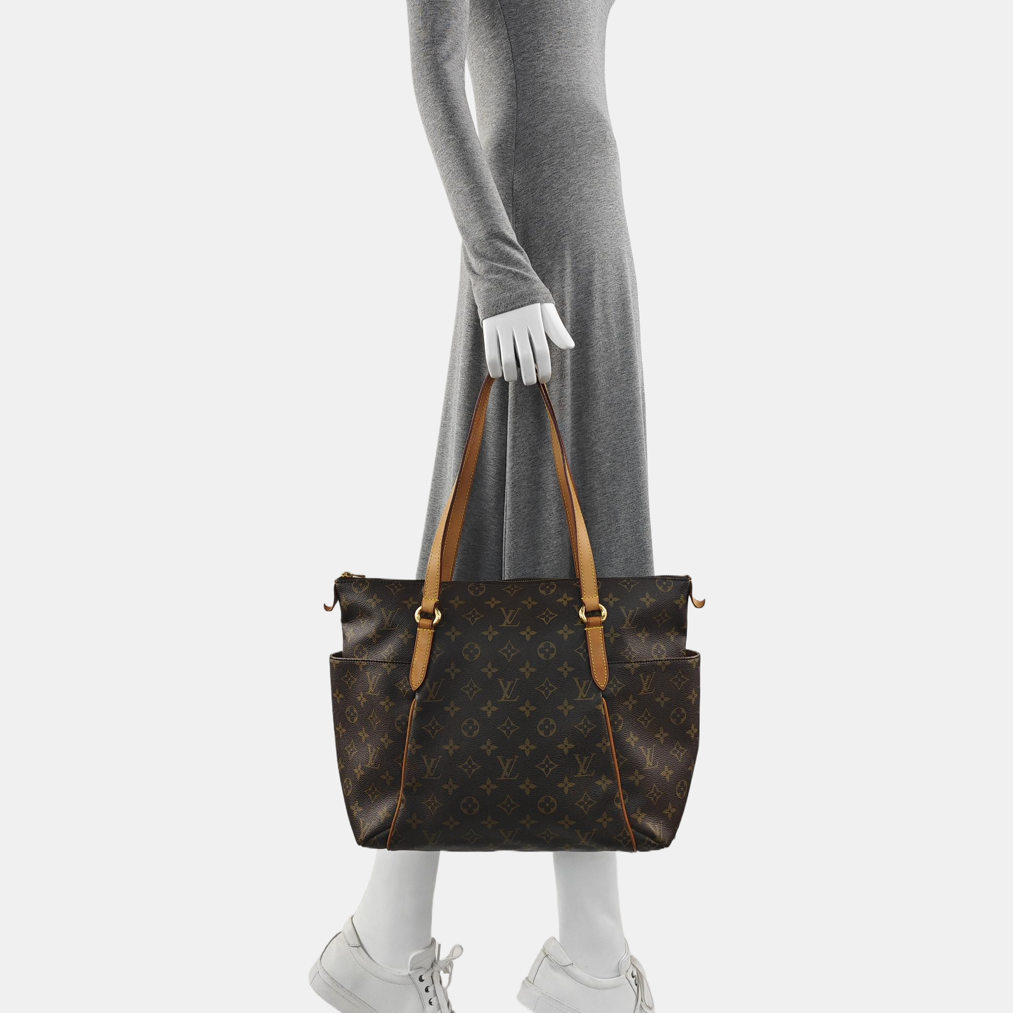 TOTALLY Monogram Coated Canvas Brown