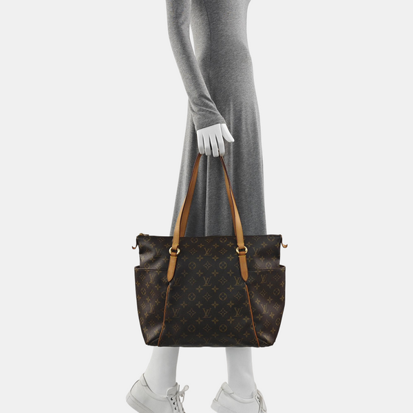 TOTALLY Monogram Coated Canvas Brown