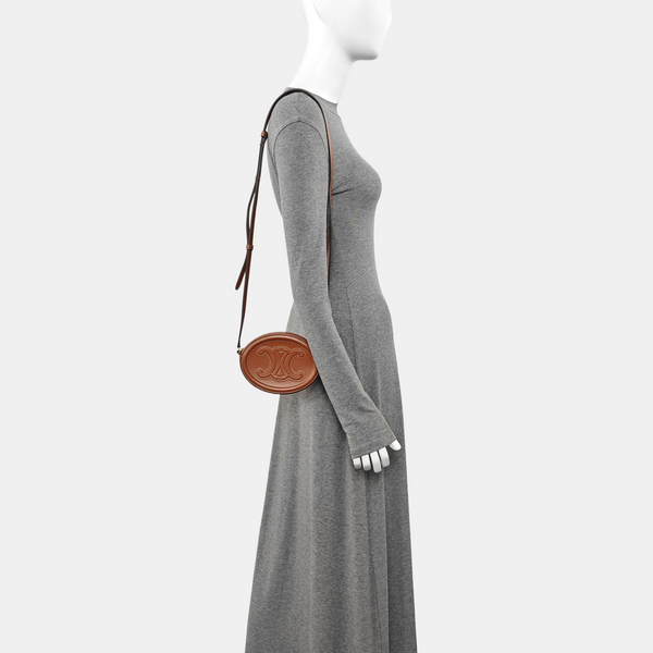 TRIOMPHE Small Calfskin Brown