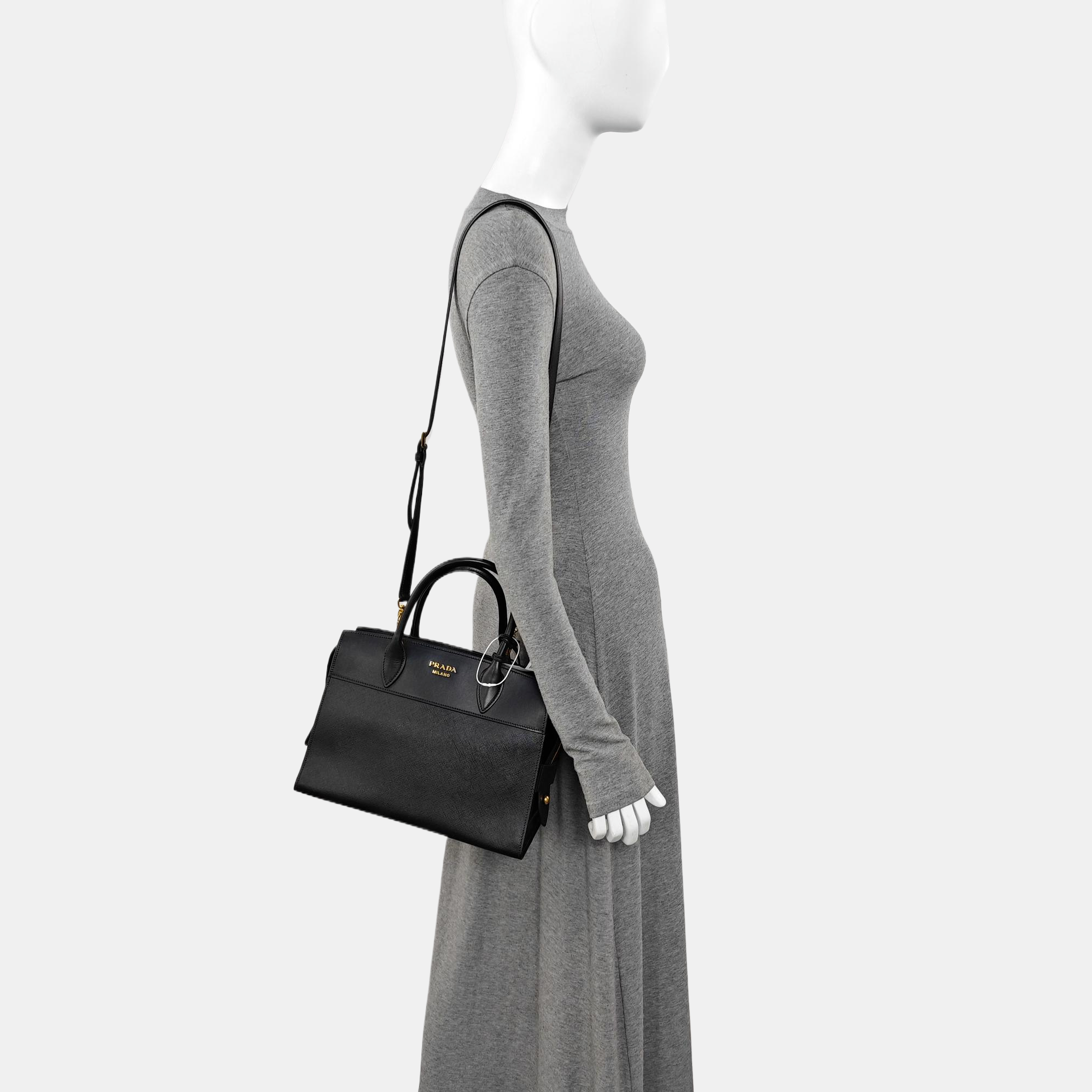 Esplanade Saffiano Calfskin Black