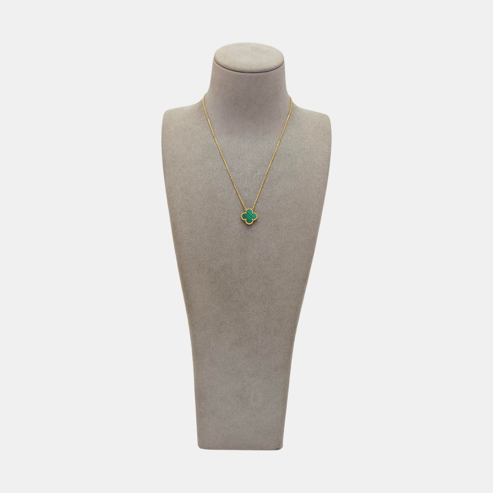 Vintage Alhambra 18k Gold Necklace