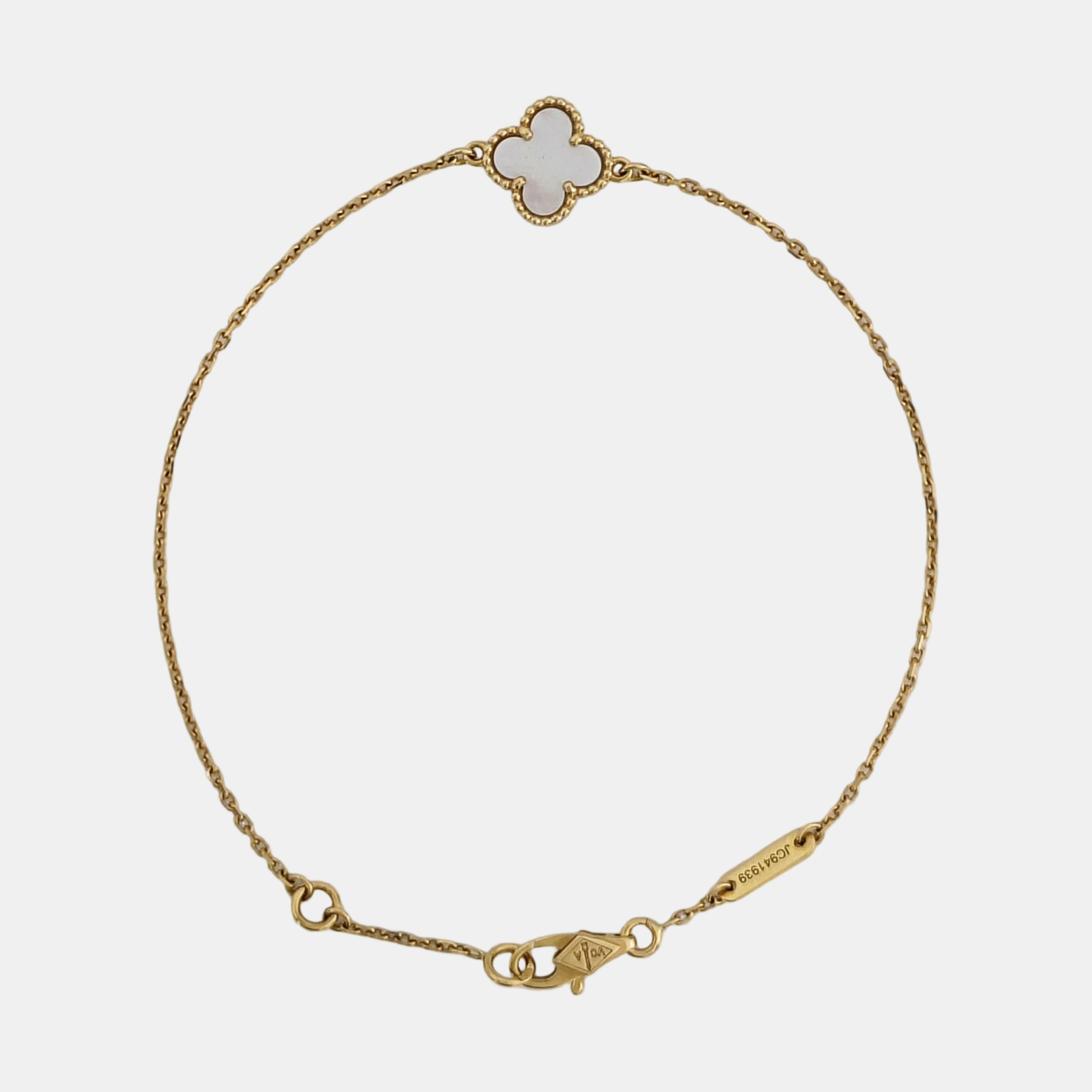 Sweet Alhambra 18k Gold Bracelet