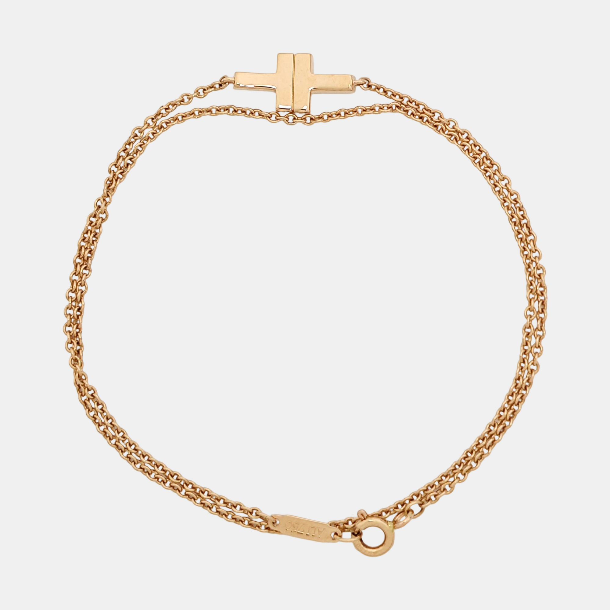 Tiffany T 18k Rose Gold Bracelet