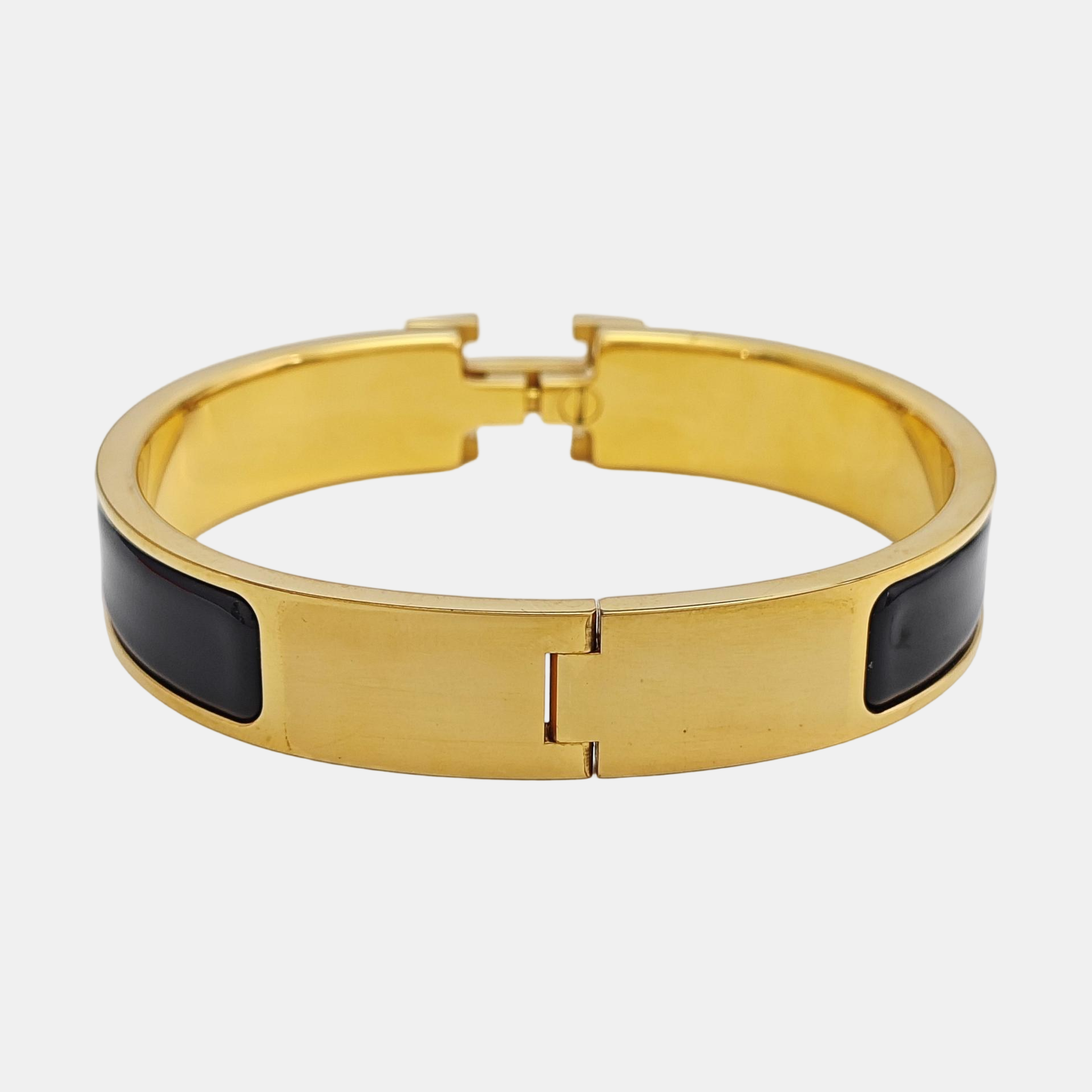 Clic H Metal Gold Bangle