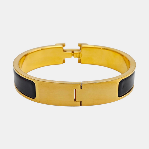 Clic H Metal Gold Bangle
