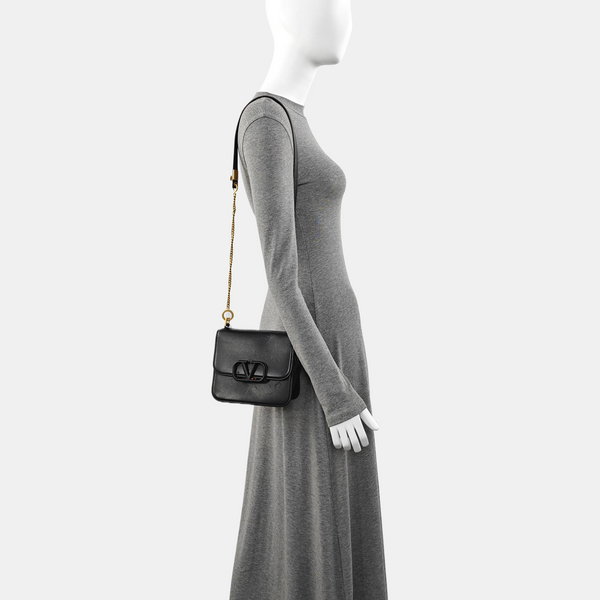 Vsling Small Calfskin Black