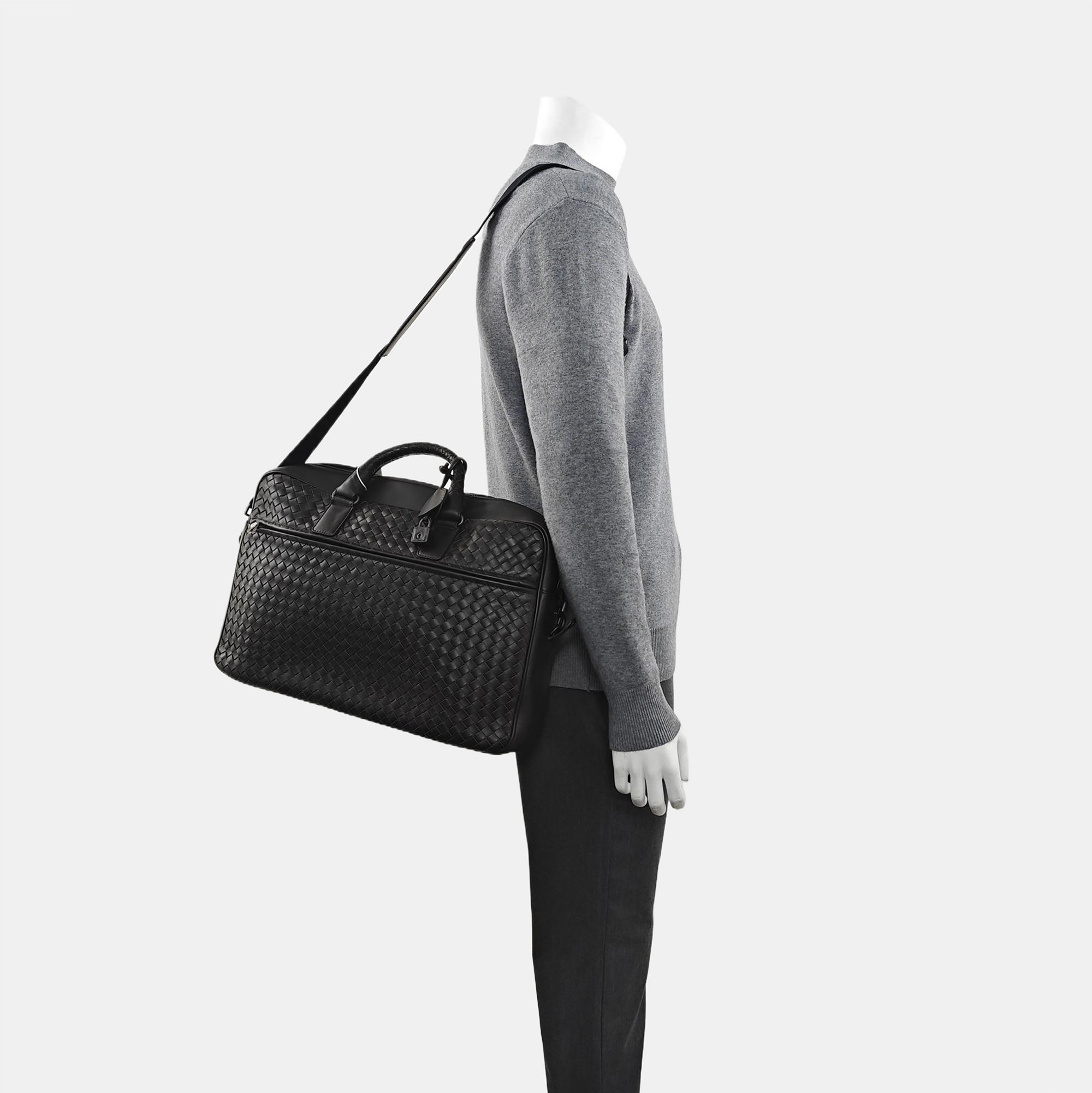 Calfskin Shoulder Bag Brown