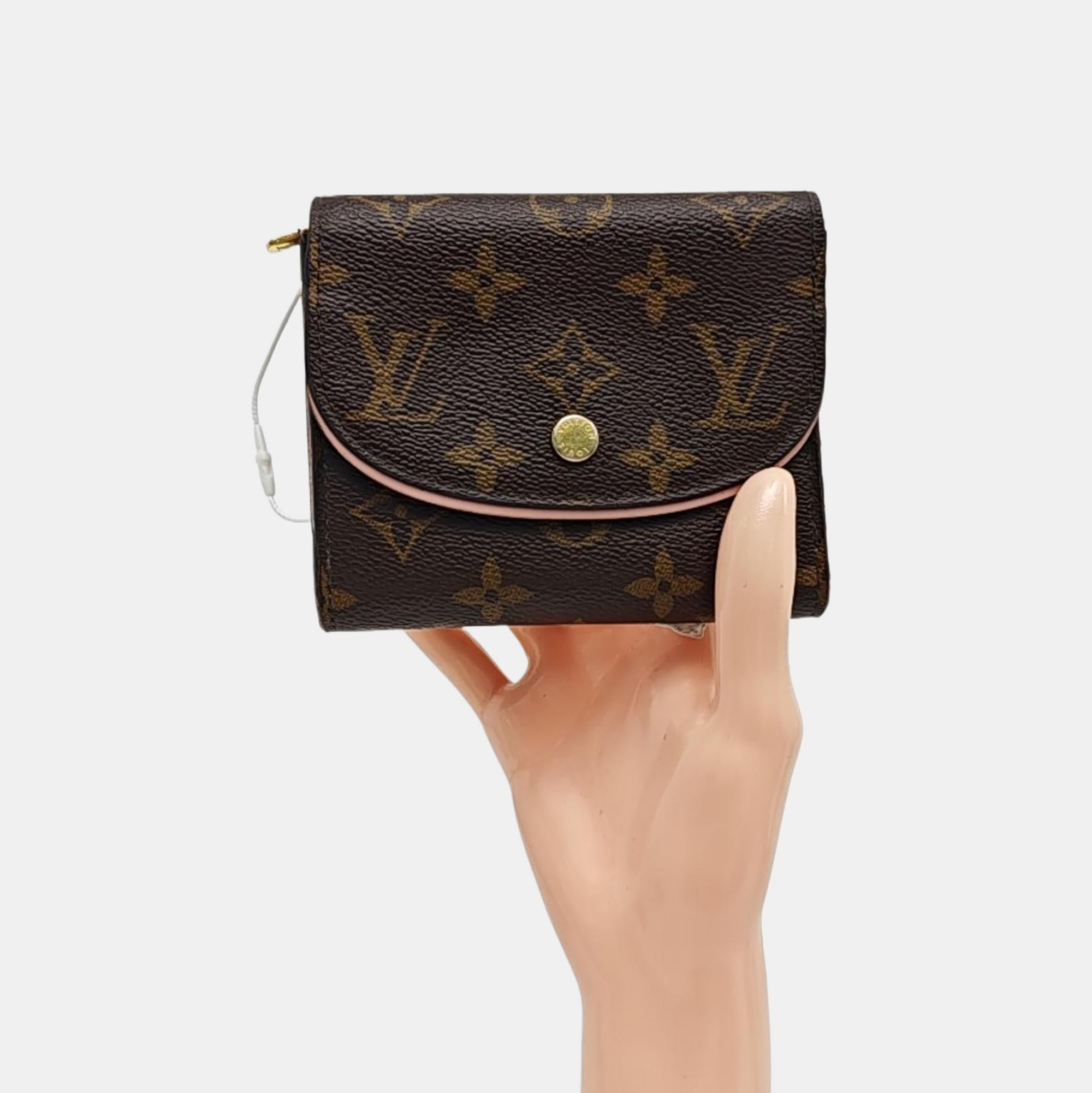 ARIANE Monogram Coated Canvas Brown Wallet
