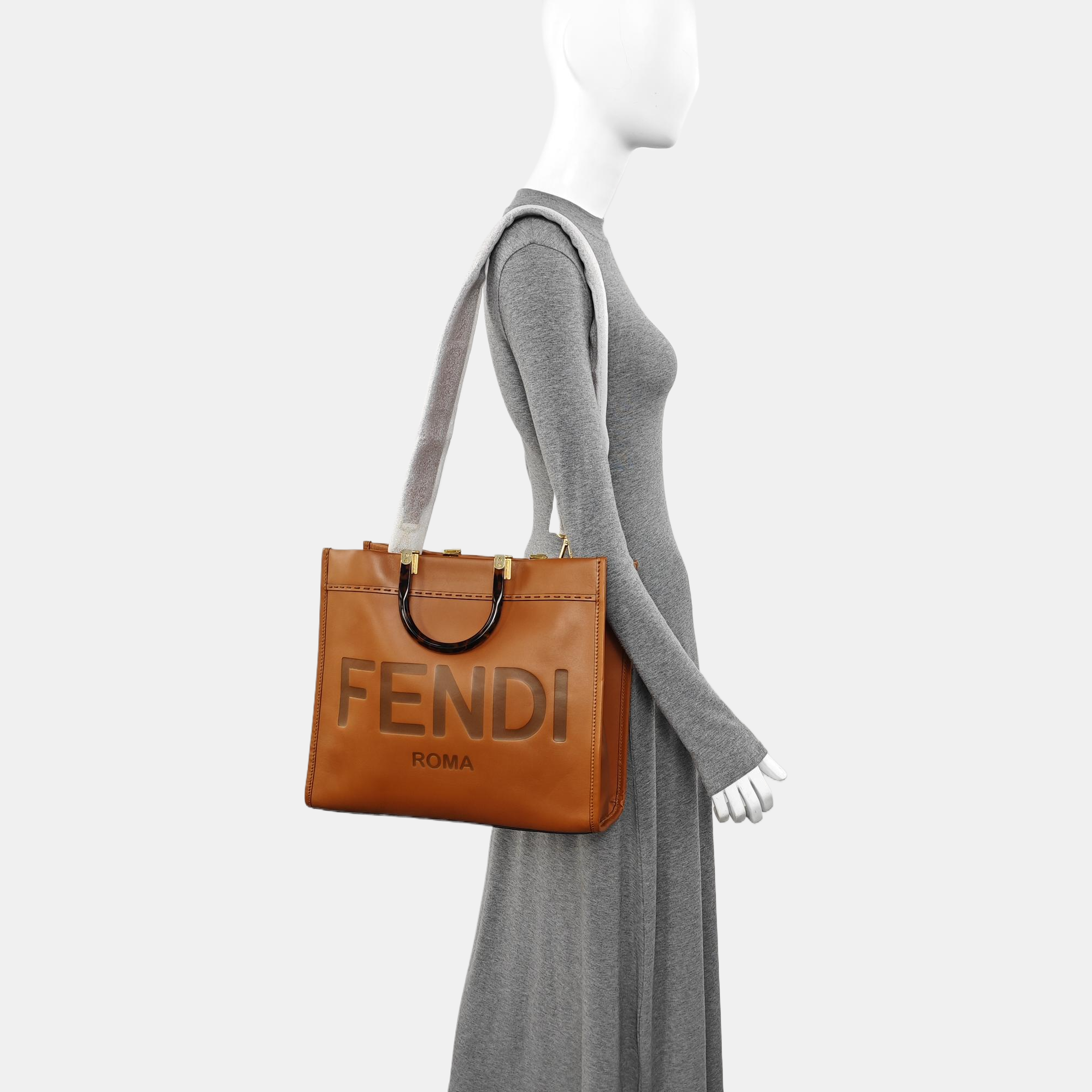Sunshine Medium Calfskin Brown