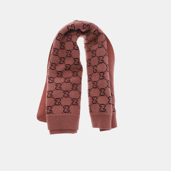 Pink Wool Scarf