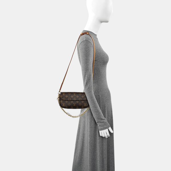 IVY Monogram Coated Canvas Brown