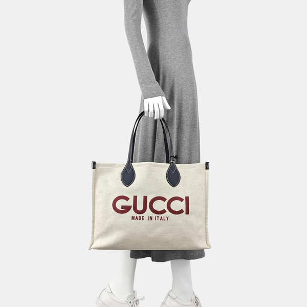 Canvas Tote Bag Beige