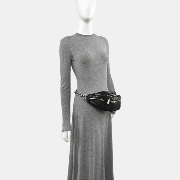 Lambskin Belt Bag Medium Black