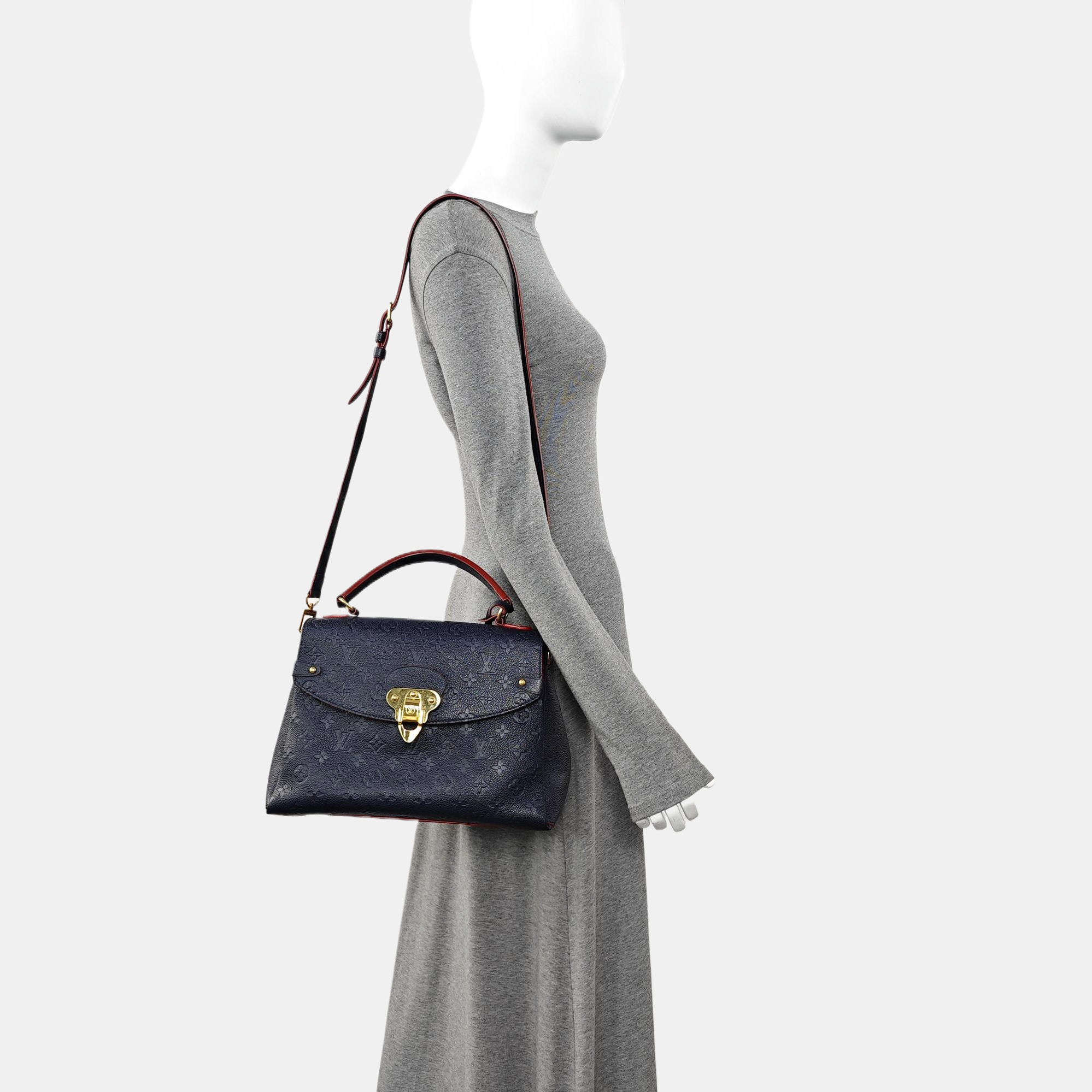 GEORGES MM Calfskin Blue