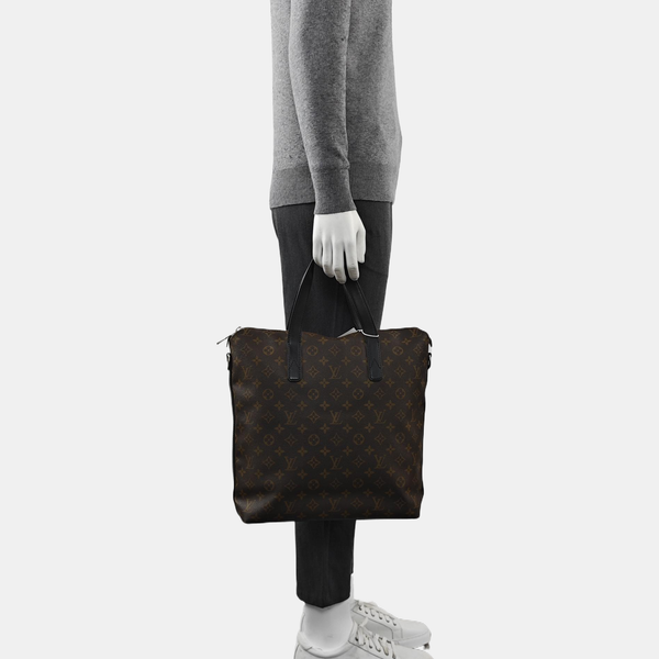 KITAN Monogram Coated Canvas Brown