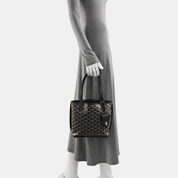 Anjou Mini Coated Canvas Black