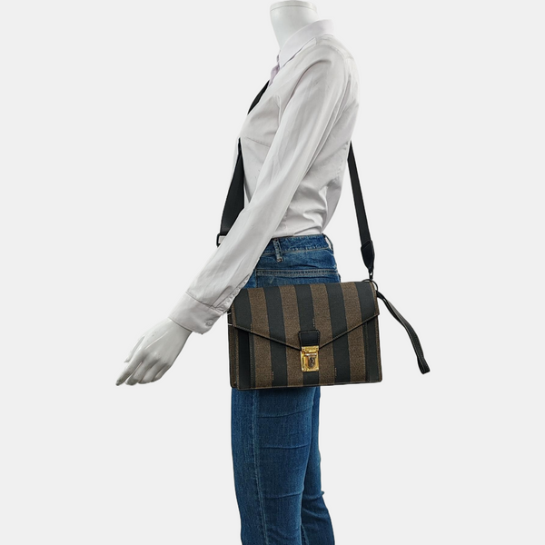Pequin Coated Canvas Brown