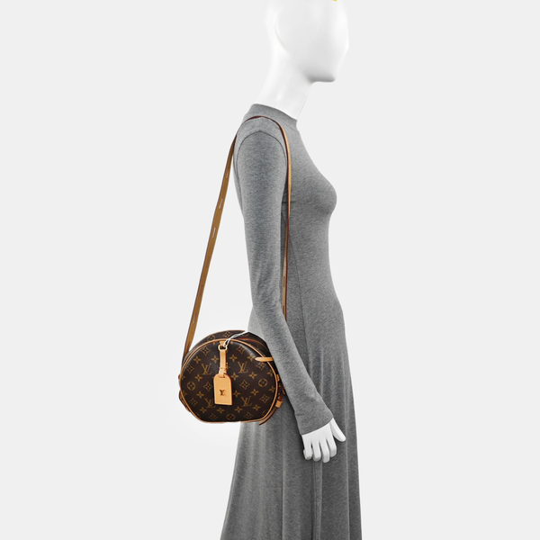 BOITE CHAPEAU MM Monogram Coated Canvas Brown