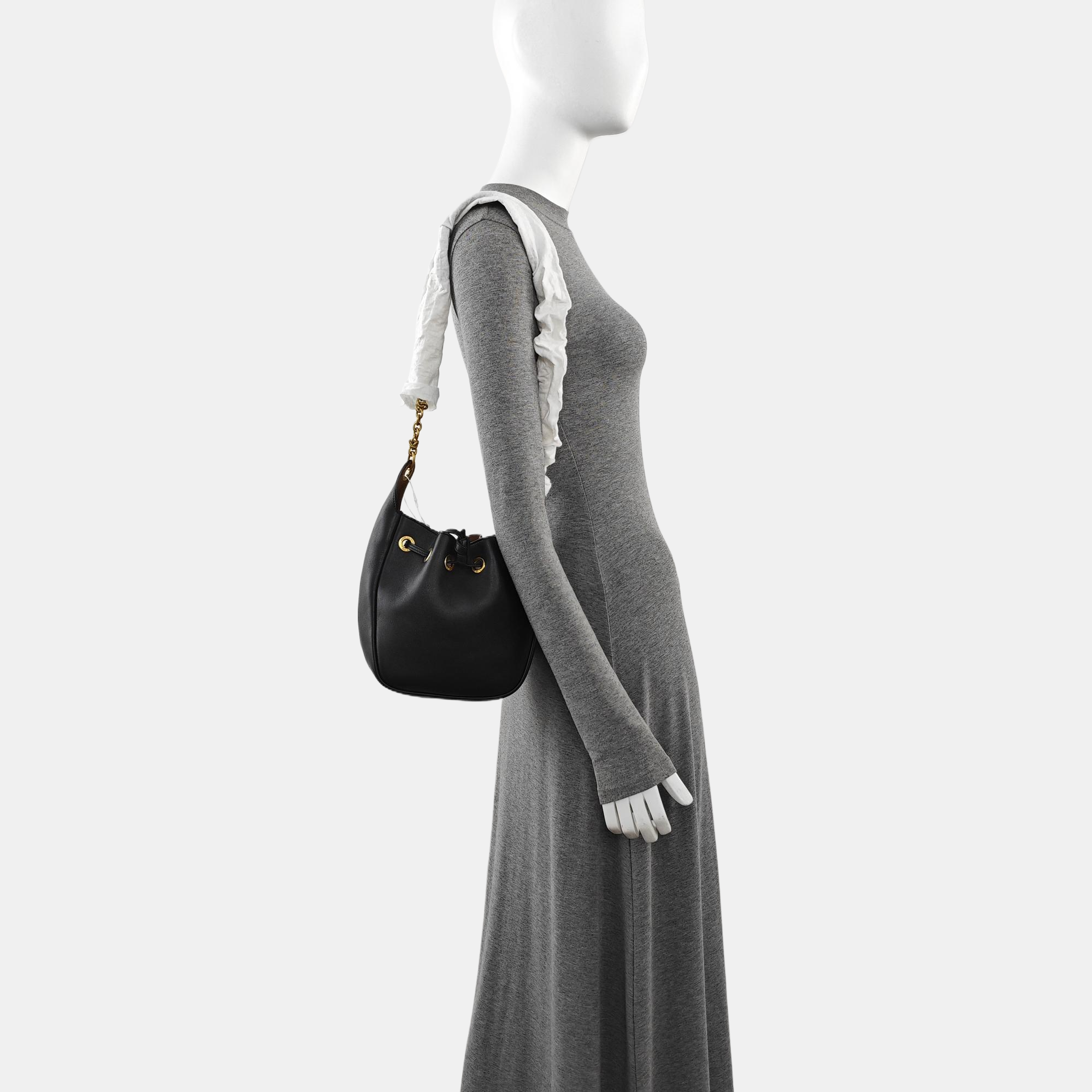 PARIS Mini Deer Leather Black