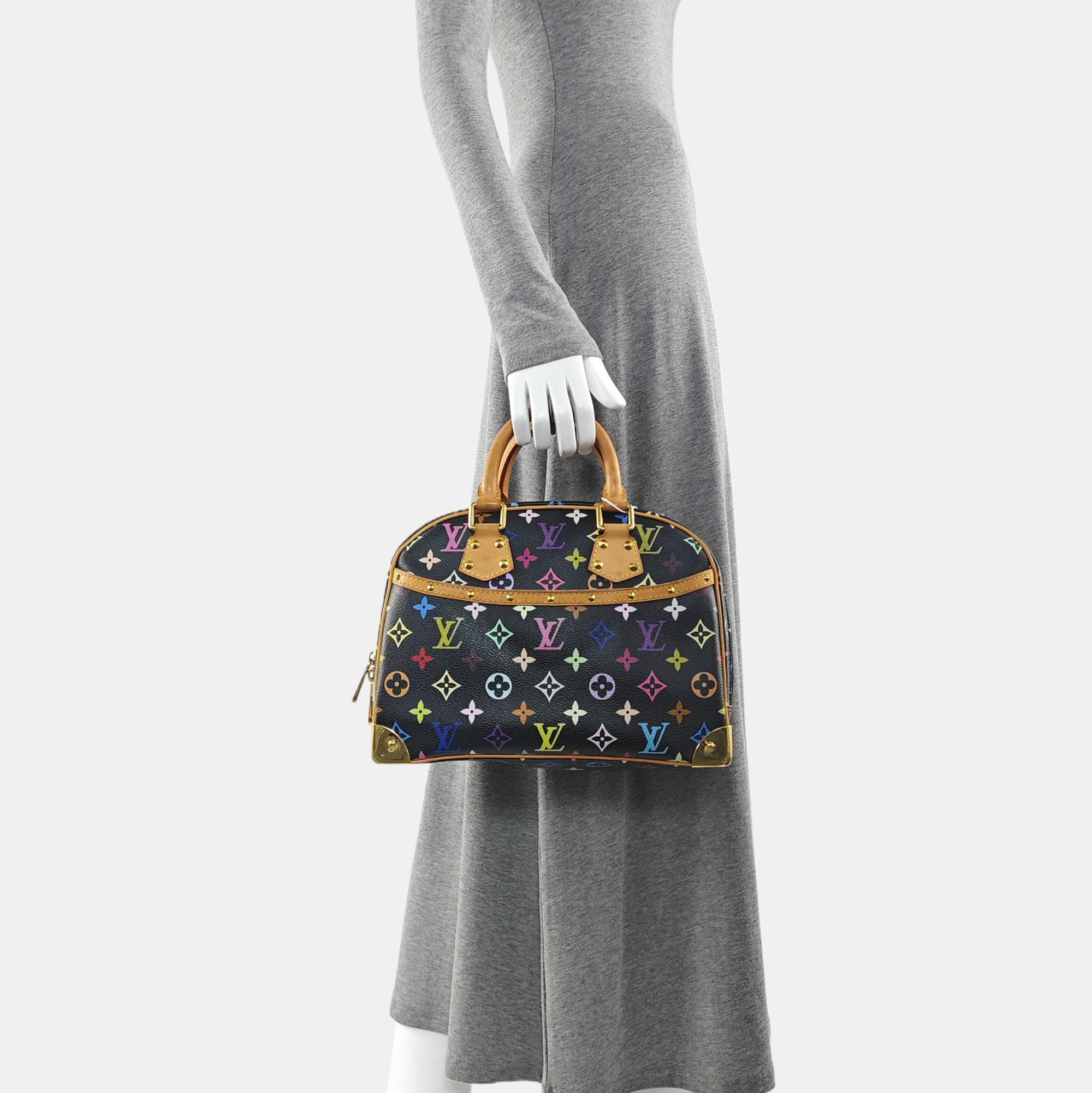 LV × TM DEAUVILLE Monogram Coated Canvas Black
