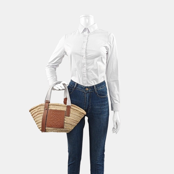 Basket Straw Beige