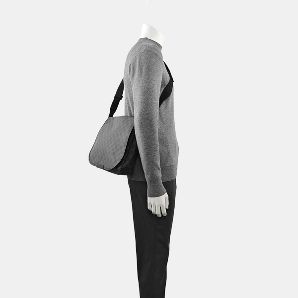 DANIEL Damier Graphite Coated Canvas Gray