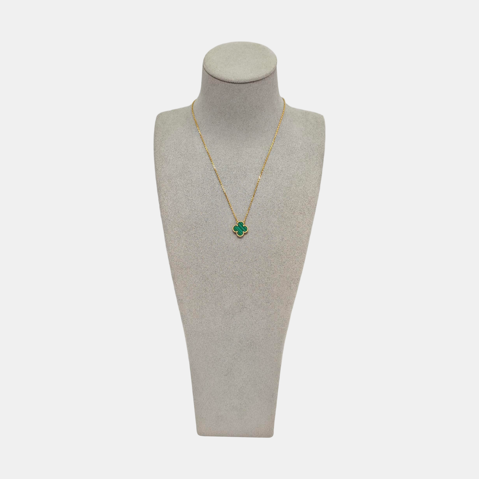 Vintage Alhambra 18k Gold Necklace