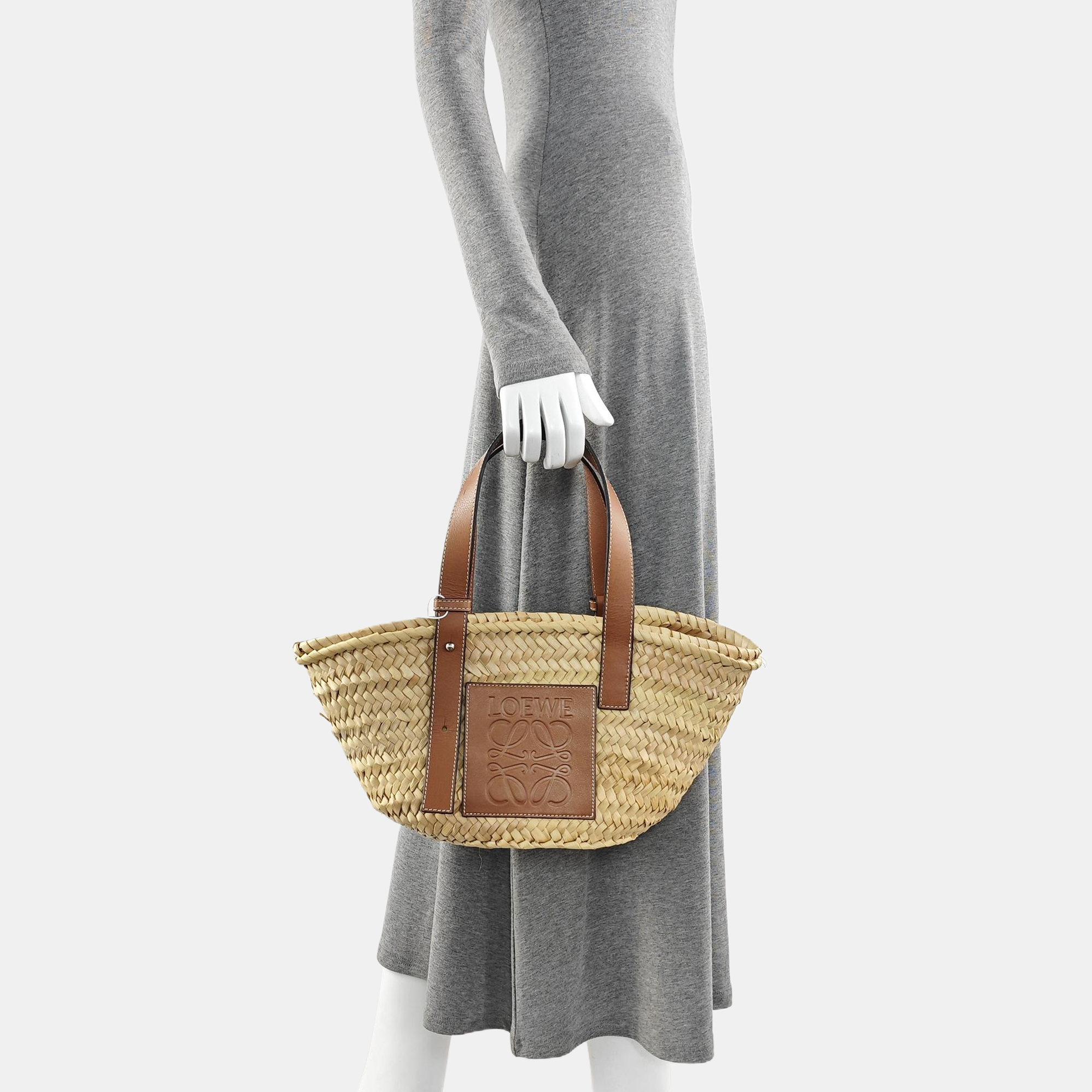 Basket Straw Beige