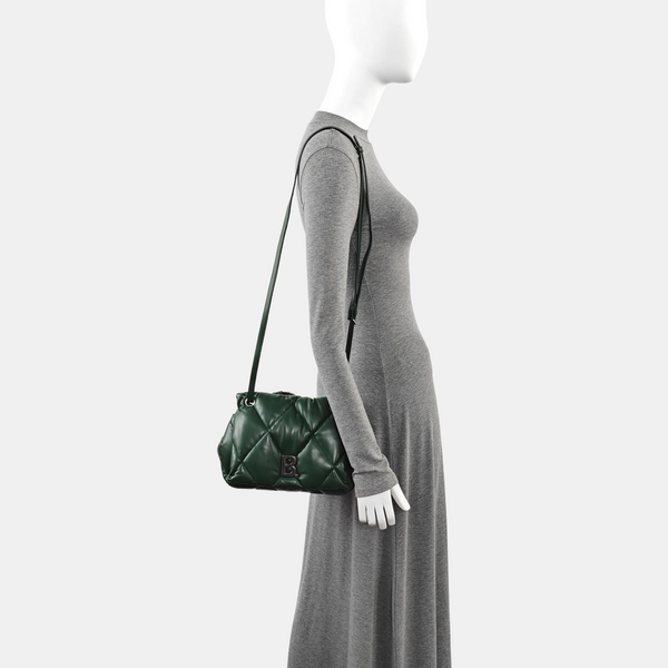 B. Quilted Calfskin Green