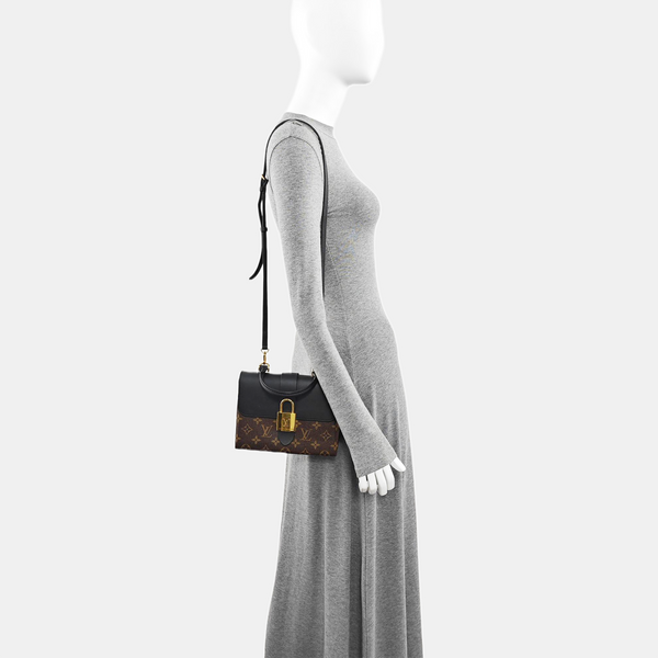 LOCKY BB Monogram Coated Canvas Brown